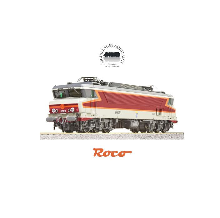 ROCO - Locomotive électrique CC 6520, SNCF HO  Ep IV DCC SON – Ref : 70617