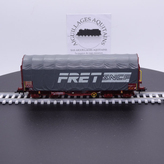 ROCO Wagon de fret à bâche coulissante SNCF HO 2R Ep V réf 76443