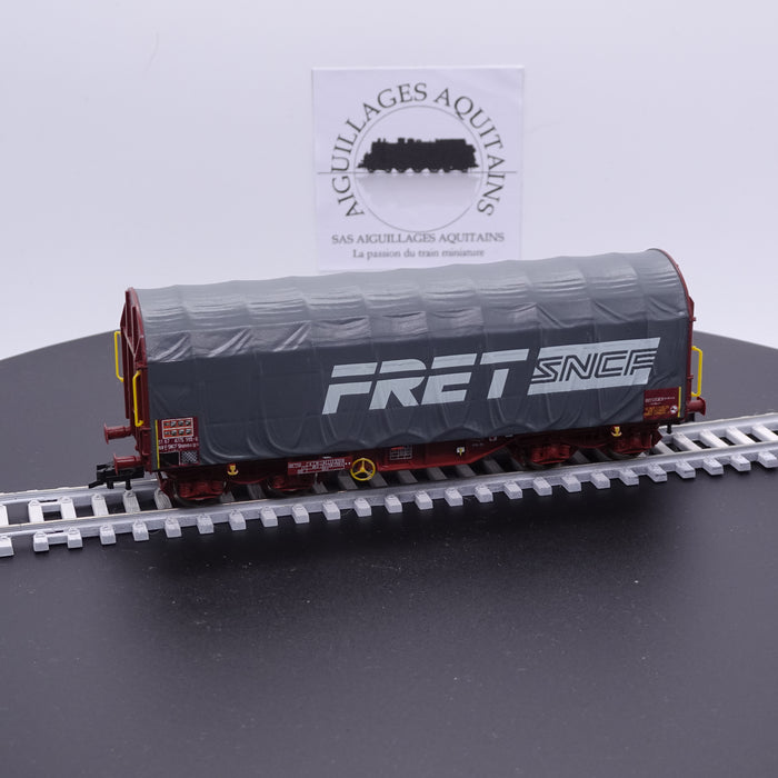 ROCO Wagon de fret à bâche coulissante SNCF HO 2R Ep V réf 76443