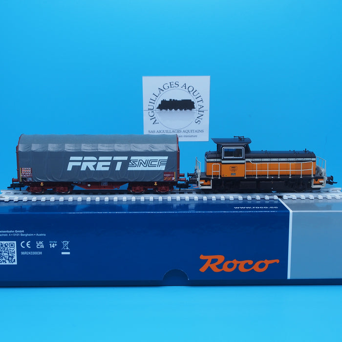 ROCO - Locomotive diesel série Y 8296 SNCF - H0 DCC SON – Epoque IV- V- Ref : 72010