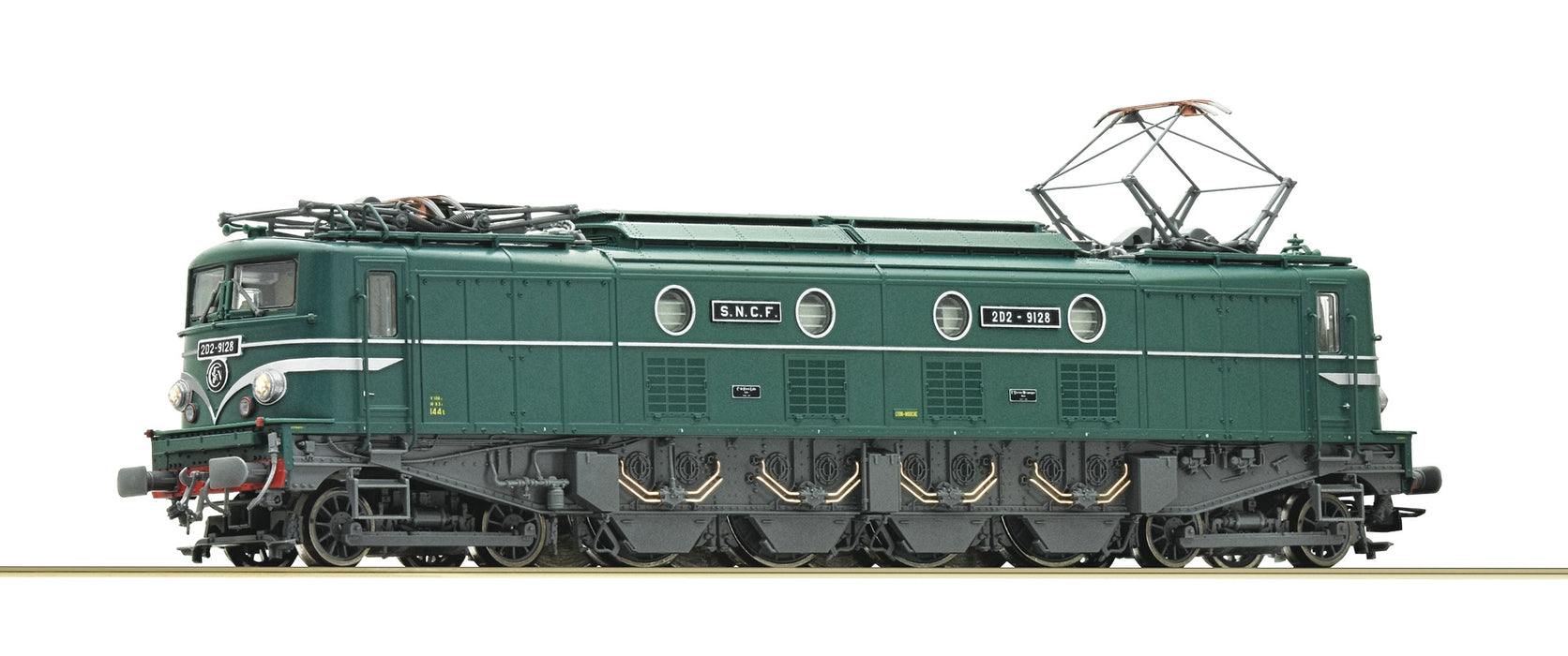 ROCO - Locomotive électrique 2D2 9128 SNCF (GFEF) HO  Ep IV DCC DIGITAL SON – Ref : 70471