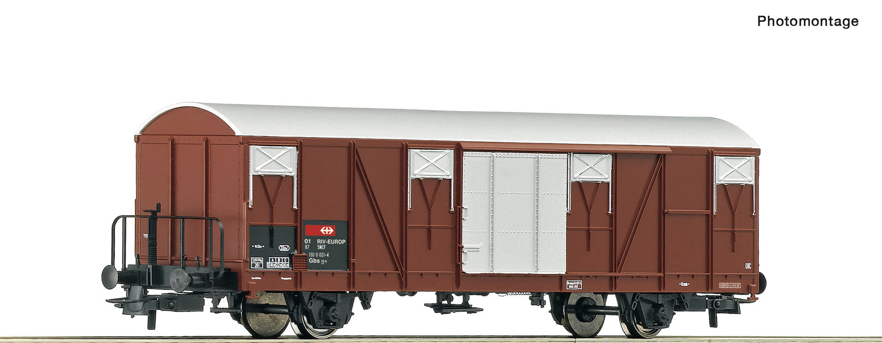 ROCO Wagon de marchandises couvert, SNCF HO 2R Ep V réf 76661