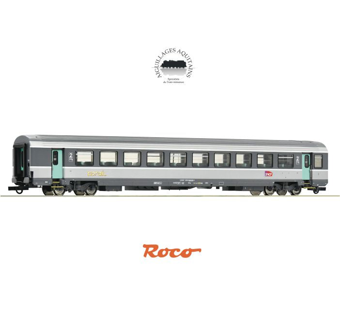 ROCO Voiture de voyageurs (Wagon), SNCF HO 2R Ep VI réf 74538 & 74539